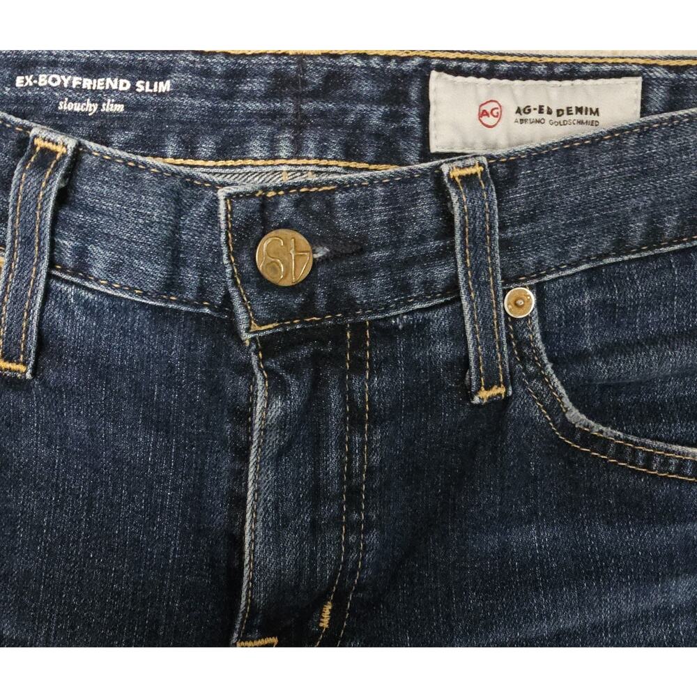 AG-ED Adriano Goldschmied Women's the Ex-Boyfriend Slim Slouchy 26(29/27) - Picture 6 of 7